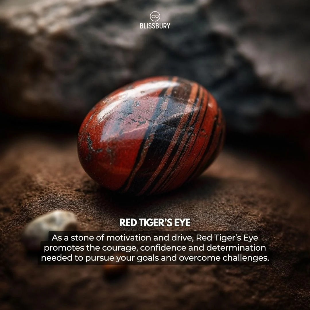 Red Tiger's Eye Bracelet - Passion, Motivation, Strength
