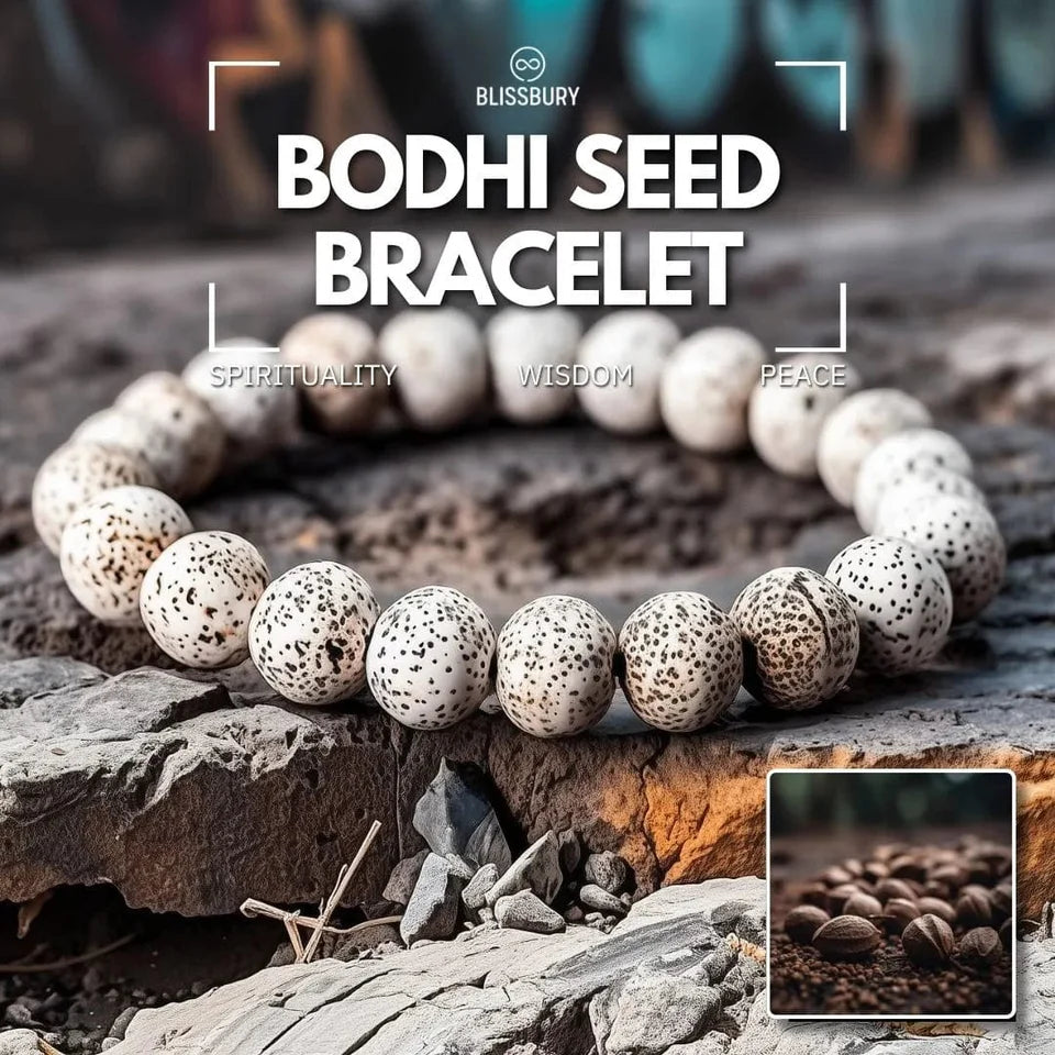 Bodhi Seed Bracelet - Spiritulaity, Wisdom, Peace