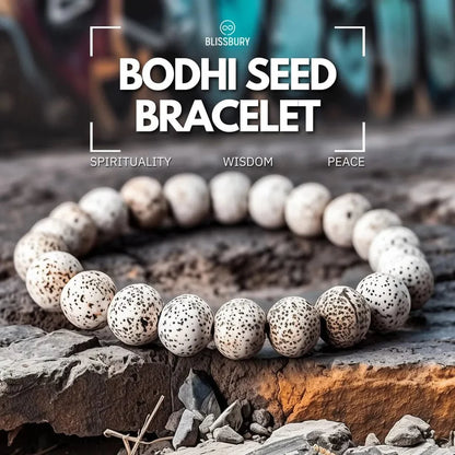 Bodhi Seed Bracelet - Spiritulaity, Wisdom, Peace