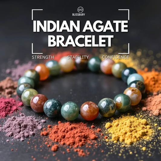 Indian Agate Bracelet - Strength, Stability, Confidence