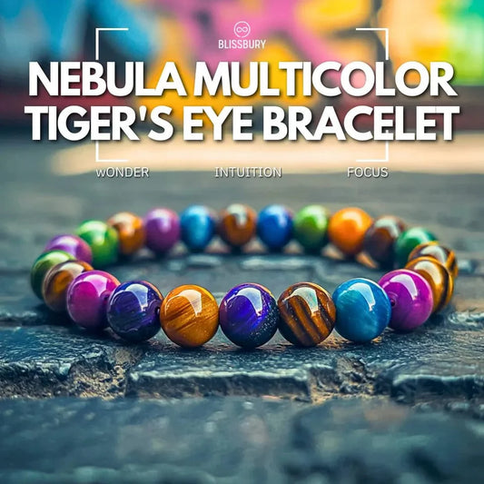 Nebula Multicolor Tigerauge Armband – Wunder, Intuition, Fokus