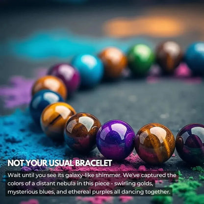 Nebula Multicolor Tiger's Eye Bracelet - Wonder, Intuition, Focus