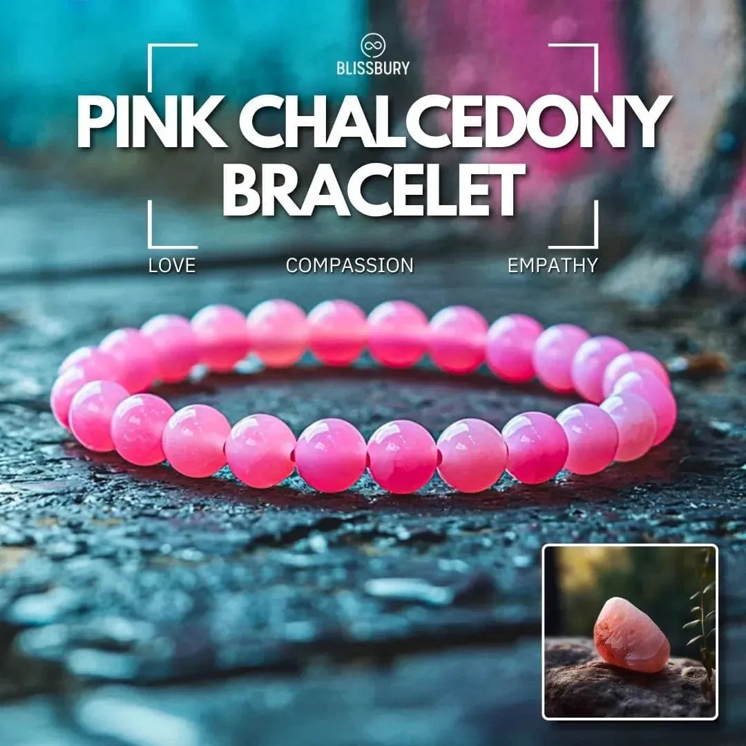 Pink Chalcedony Bracelet - Love, Compassion, Empathy