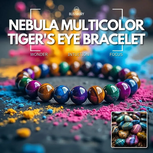 Nebula Multicolor Tiger's Eye Bracelet - Wonder, Intuition, Focus