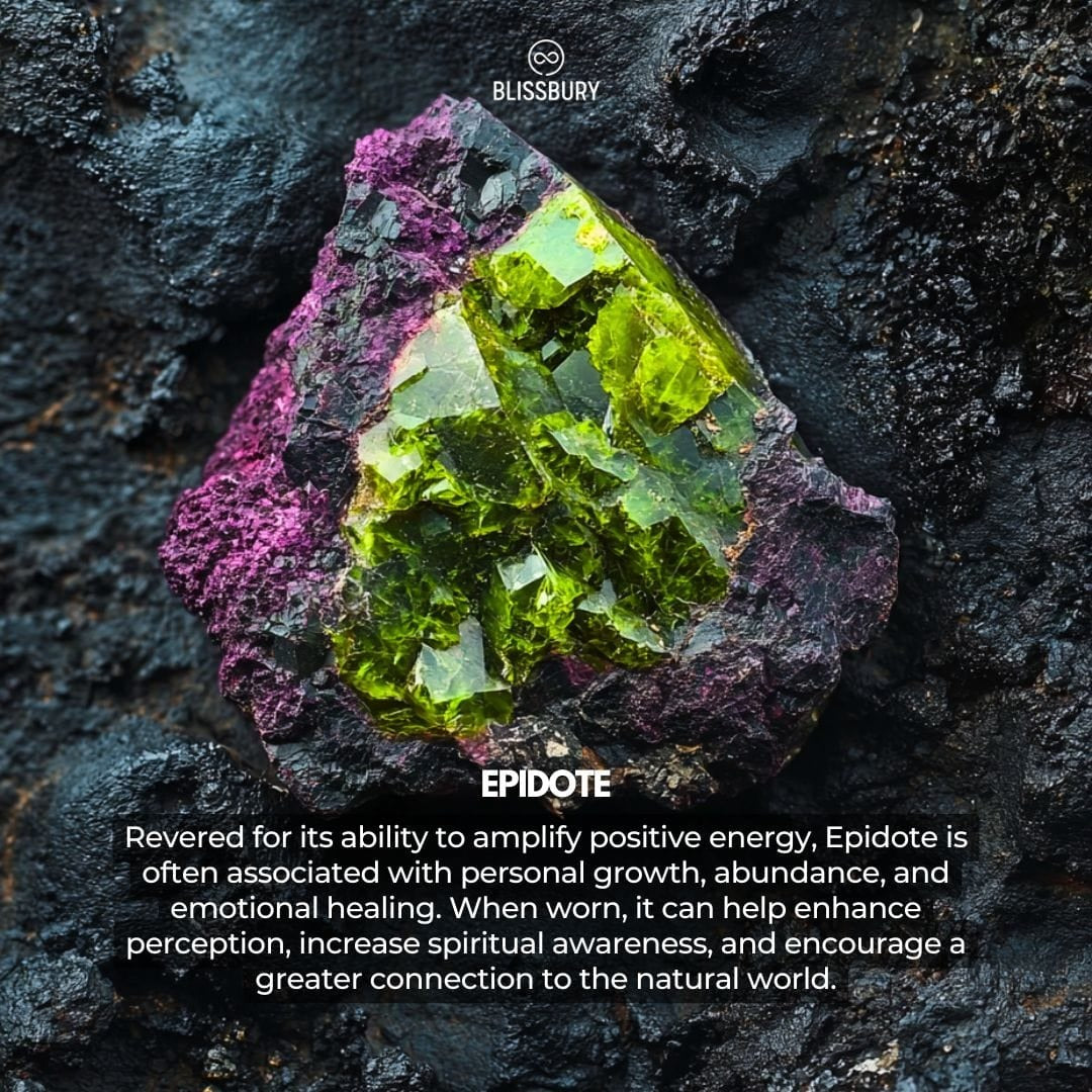 Epidote Bracelet - Growth, Perception, Abundance