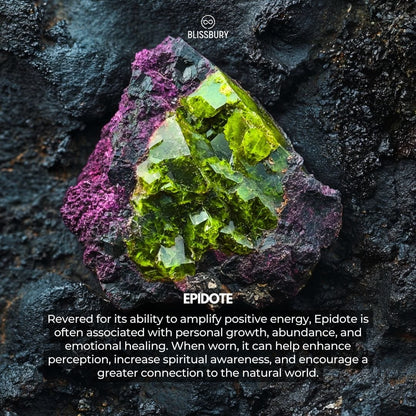 Epidote Bracelet - Growth, Perception, Abundance