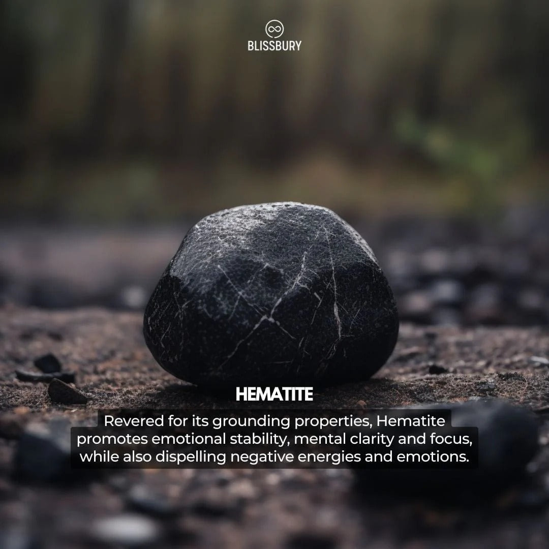 Hematite Bracelet - Grounding, Balance, Strength