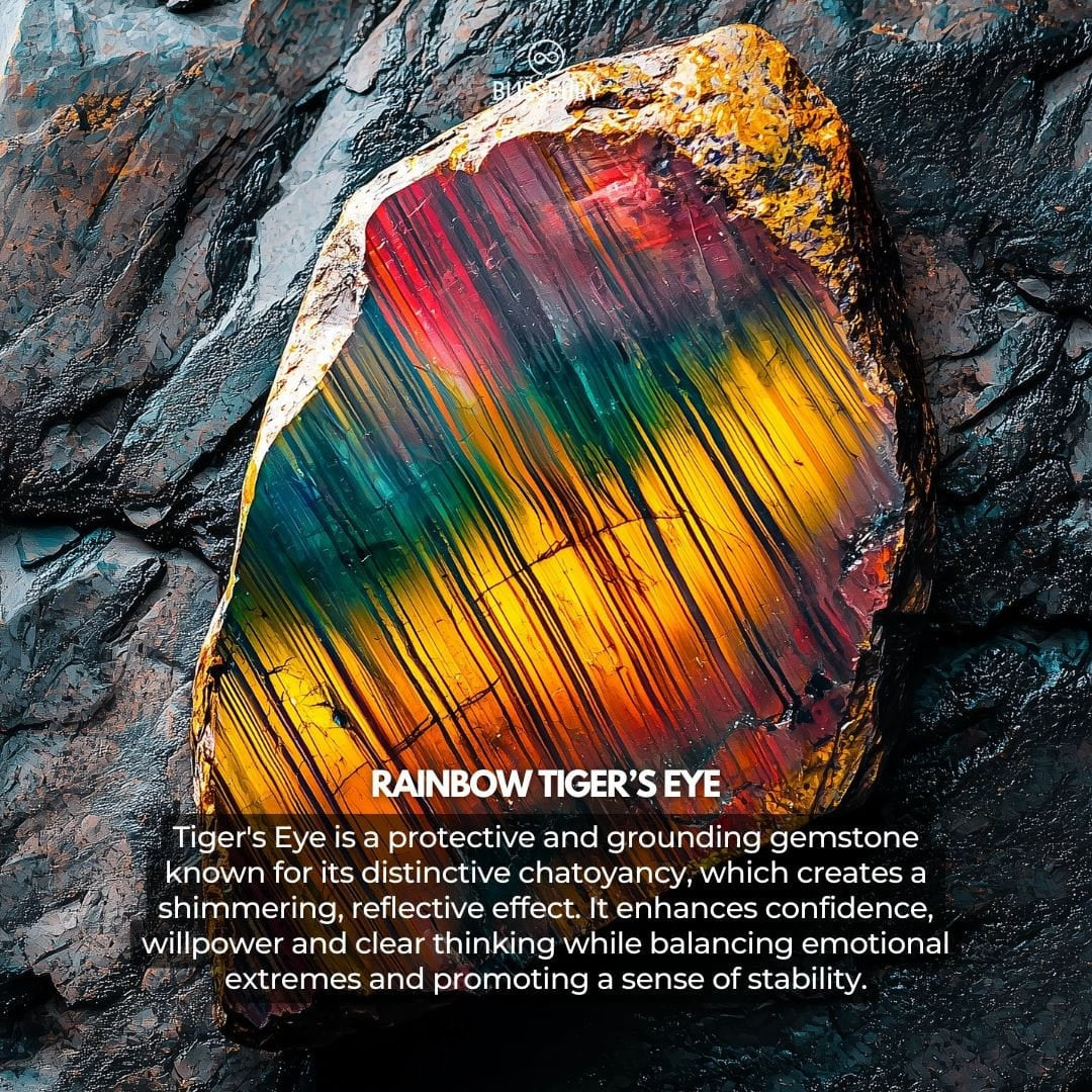 Rainbow Tiger's Eye Bracelet - Peace, Empowerment, Stability