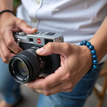Blue Tiger's Eye Bracelet - Clarity, Balance, Protection