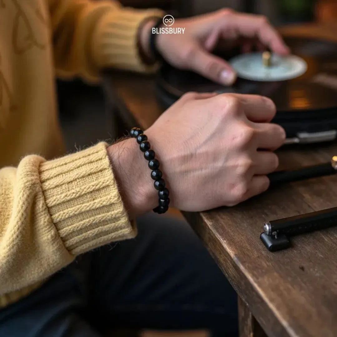 Black Onyx Bracelet - Strength, Protection, Elegance